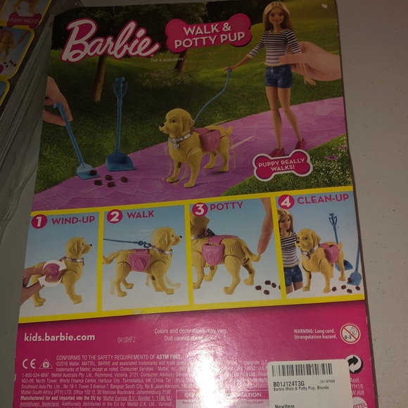 Barbie dog walk potty puppy w/ accessories - Picture 7 of 8